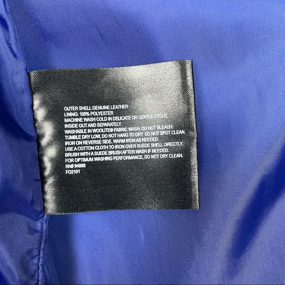 Bernardo Purple Suede Blazer Medium - Picture 13 of 13